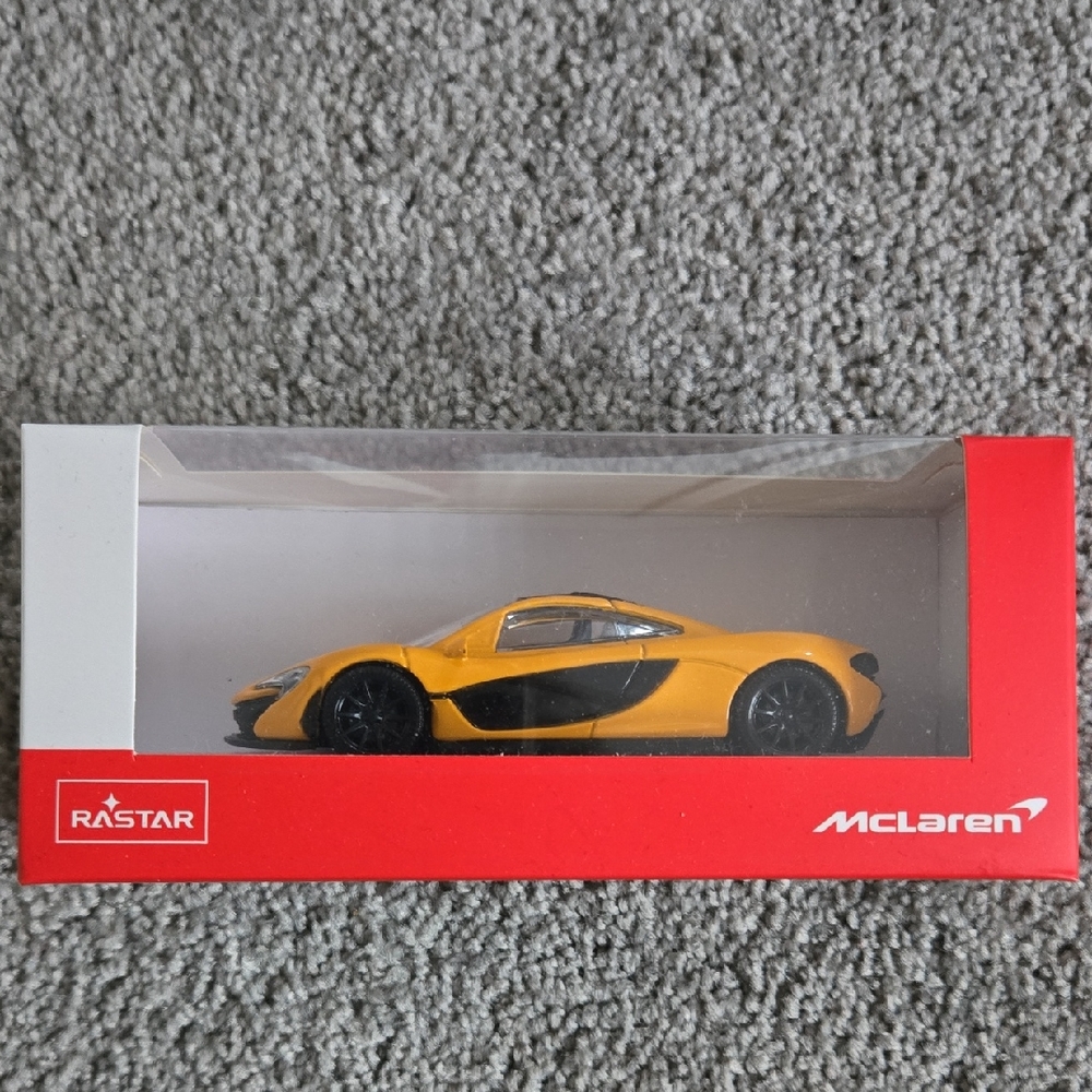 McLaren Yellow Toy Car